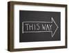 This Way-Yury Zap-Framed Photographic Print
