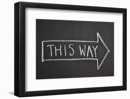 This Way-Yury Zap-Framed Photographic Print