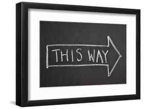 This Way-Yury Zap-Framed Photographic Print