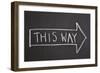 This Way-Yury Zap-Framed Photographic Print