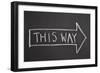 This Way-Yury Zap-Framed Photographic Print