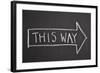 This Way-Yury Zap-Framed Photographic Print