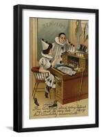 This Wretched Stocktaking Detains Me, Shall Be Very Late - Sorry But Absolutely Unavoidable-null-Framed Giclee Print