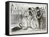 This Year, the Ducks are Really the Most Popular of the Exhibition of Sculptures-Honore Daumier-Framed Stretched Canvas