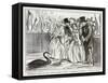 This Year, the Ducks are Really the Most Popular of the Exhibition of Sculptures-Honore Daumier-Framed Stretched Canvas