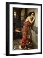 Thisbe' or 'The Listener', 1909-John William Waterhouse-Framed Giclee Print