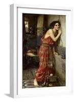 Thisbe' or 'The Listener', 1909-John William Waterhouse-Framed Giclee Print