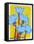 Thistle Blue-Ania Zwara-Framed Stretched Canvas