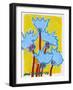 Thistle Blue-Ania Zwara-Framed Photographic Print