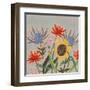 Thistle Bouquet II-Victoria Borges-Framed Art Print