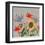 Thistle Bouquet II-Victoria Borges-Framed Art Print