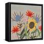 Thistle Bouquet II-Victoria Borges-Framed Stretched Canvas