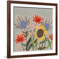 Thistle Bouquet II-Victoria Borges-Framed Art Print