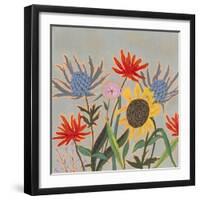 Thistle Bouquet II-Victoria Borges-Framed Art Print