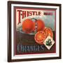 Thistle Brand - California - Citrus Crate Label-Lantern Press-Framed Art Print