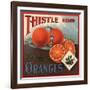 Thistle Brand - California - Citrus Crate Label-Lantern Press-Framed Art Print