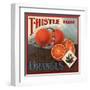 Thistle Brand - California - Citrus Crate Label-Lantern Press-Framed Art Print