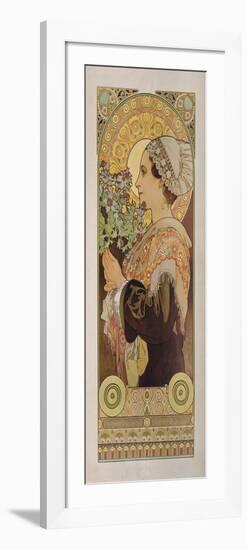Thistle from the Sands, 1902-Alphonse Mucha-Framed Giclee Print