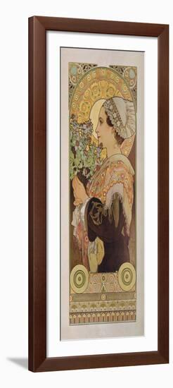 Thistle from the Sands, 1902-Alphonse Mucha-Framed Giclee Print