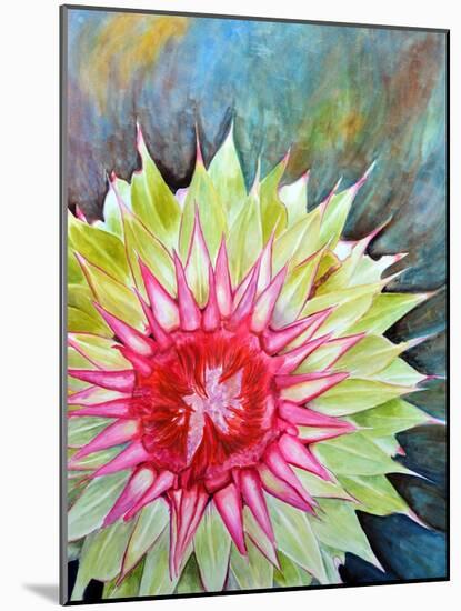 Thistle-Jennifer Redstreake Geary-Mounted Art Print