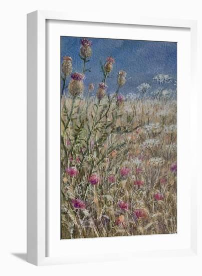 Thistles 1-Lincoln Seligman-Framed Giclee Print