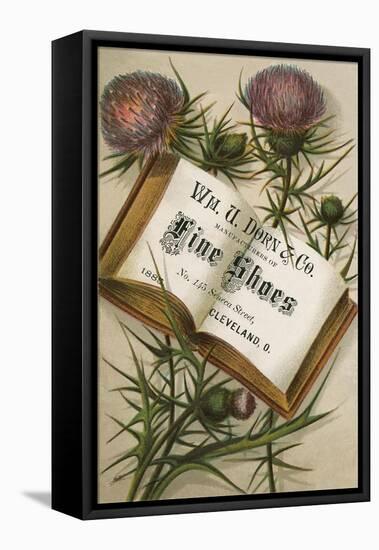 Thistles and Fine Shoes-null-Framed Stretched Canvas