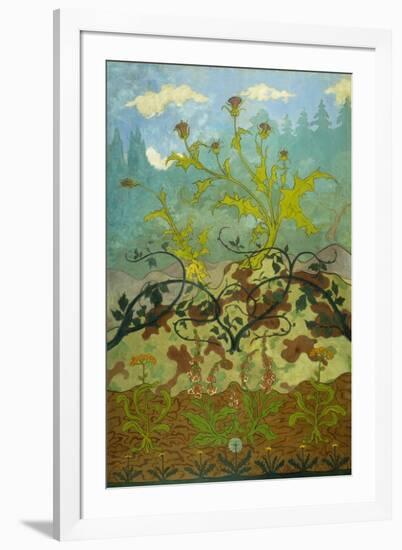 Thistles and Foxglove; Chardons Et Digitales, 1899-Paul Ranson-Framed Giclee Print