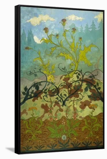 Thistles and Foxglove; Chardons Et Digitales, 1899-Paul Ranson-Framed Stretched Canvas