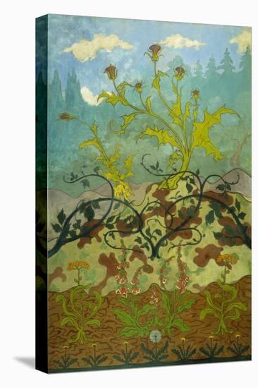 Thistles and Foxglove; Chardons Et Digitales, 1899-Paul Ranson-Stretched Canvas