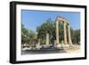 Tholos, Ancient Greek ruins, Olympia, Greece-Lisa S. Engelbrecht-Framed Photographic Print