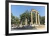 Tholos, Ancient Greek ruins, Olympia, Greece-Lisa S. Engelbrecht-Framed Photographic Print