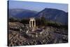Tholos Athena temple at Delphi archeological site-Charles Bowman-Stretched Canvas