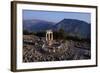 Tholos Athena temple at Delphi archeological site-Charles Bowman-Framed Photographic Print