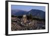 Tholos Athena temple at Delphi archeological site-Charles Bowman-Framed Photographic Print