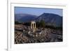 Tholos Athena temple at Delphi archeological site-Charles Bowman-Framed Photographic Print