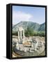 Tholos of the Athena Pronaia in Delphi, Greece-Rainer Hackenberg-Framed Stretched Canvas