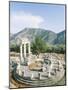 Tholos of the Athena Pronaia in Delphi, Greece-Rainer Hackenberg-Mounted Photographic Print