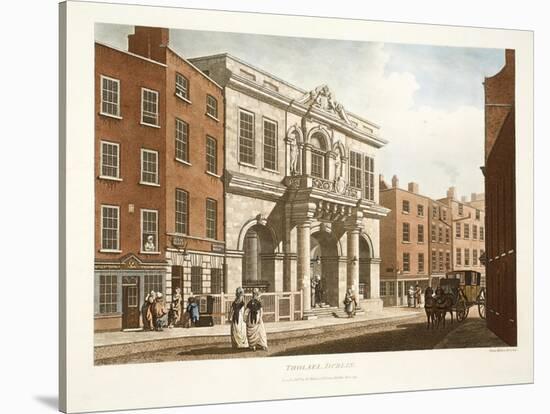 Tholsel, Dublin, 1798-James Malton-Stretched Canvas