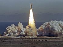 Space Shuttle Challenger 1986-Thom Baur-Mounted Photographic Print