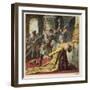 Thomas a Becket Archbishop of Canterbury is Murdered is His Own Cathedral by Knights-Joseph Kronheim-Framed Art Print