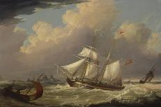 The Three-Masted Barque 'Halcyon' of Hull, 1832-Thomas A. Binks-Stretched Canvas