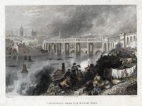 High Level Bridge over the Tyne at Newcastle, 1849-Thomas Abiel Prior-Framed Giclee Print