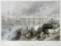 High Level Bridge over the Tyne at Newcastle, 1849-Thomas Abiel Prior-Giclee Print