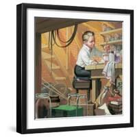 Thomas Alma Edison-Mcbride-Framed Giclee Print