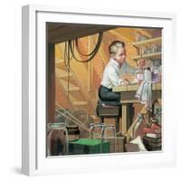 Thomas Alma Edison-Mcbride-Framed Giclee Print