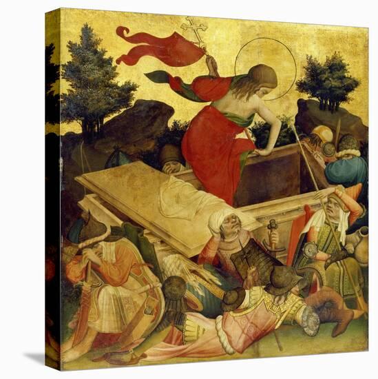 Thomas-Altar, 1424-1436. Auferstehung Christi-Master Francke-Stretched Canvas