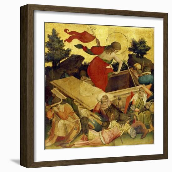 Thomas-Altar, 1424-1436. Auferstehung Christi-Master Francke-Framed Giclee Print