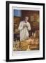 Thomas Alva Edison American Inventor in His Workshop at West Orange New Jersey-John Cameron-Framed Premium Giclee Print