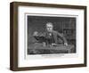 Thomas Alva Edison American Inventor with His Phonograph-null-Framed Art Print