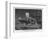 Thomas Alva Edison American Inventor with His Phonograph-null-Framed Art Print